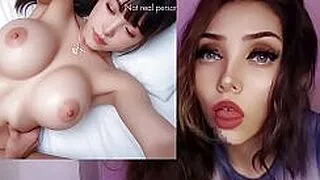 Кореянка с большой грудью во время своего первого анального секса