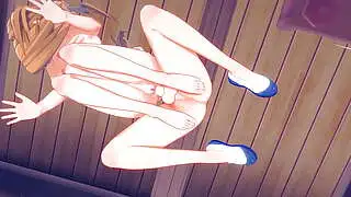 Art Online Hentai - Asuna blowjob and anal to Kirito - Japanese Asian Manga Anime Film Game Porn