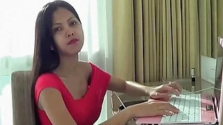 Teasing Asian beauty gets penetrated without mercy