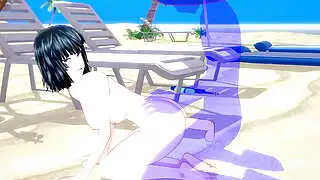 One Punch Man Hentai - Fubuki Handjob and fucked - Japanese Asian Manga Anime Film Game Porn